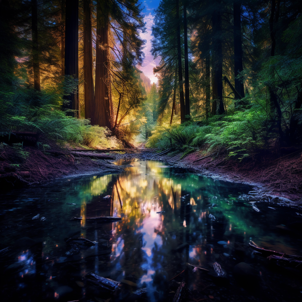 redwood forrest dream sticker