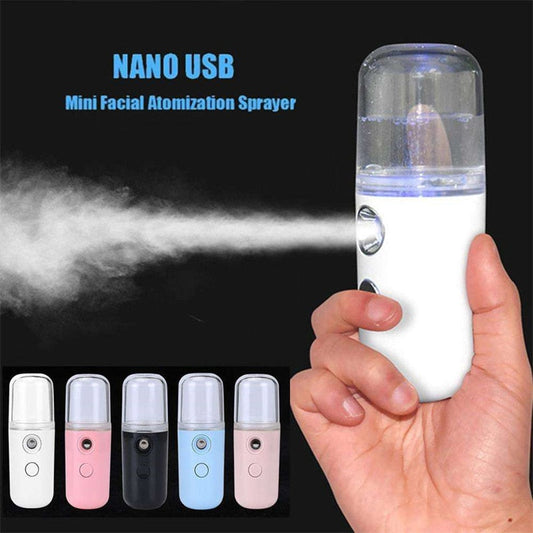 Mini face revitalizer sprayer