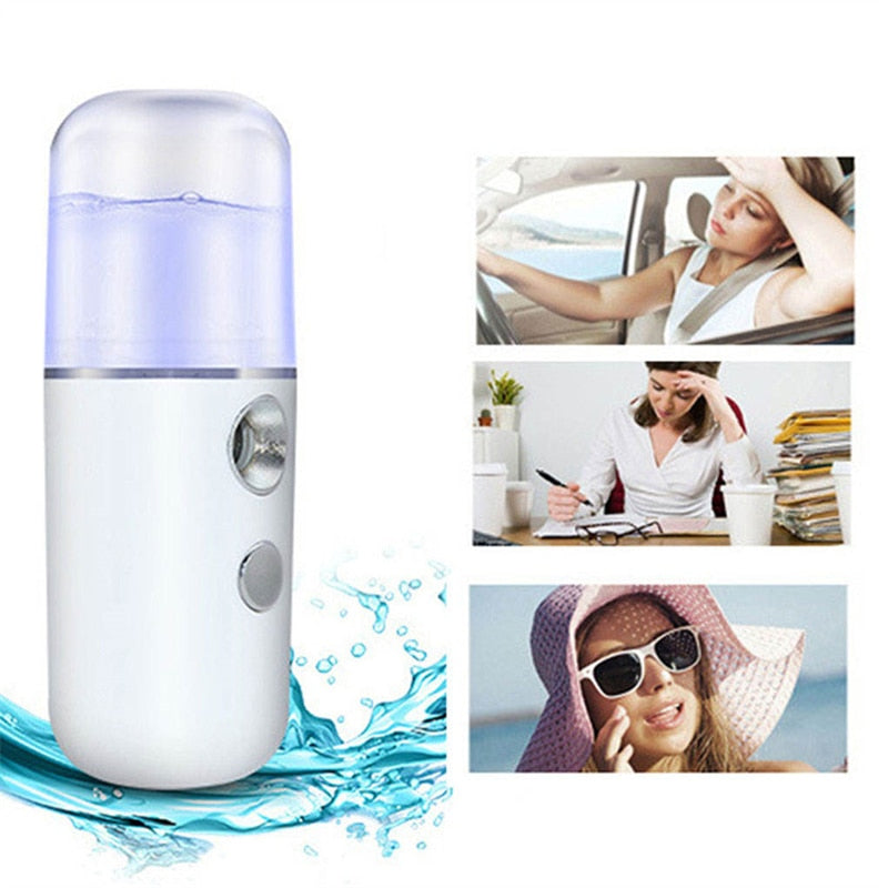 Mini face revitalizer sprayer