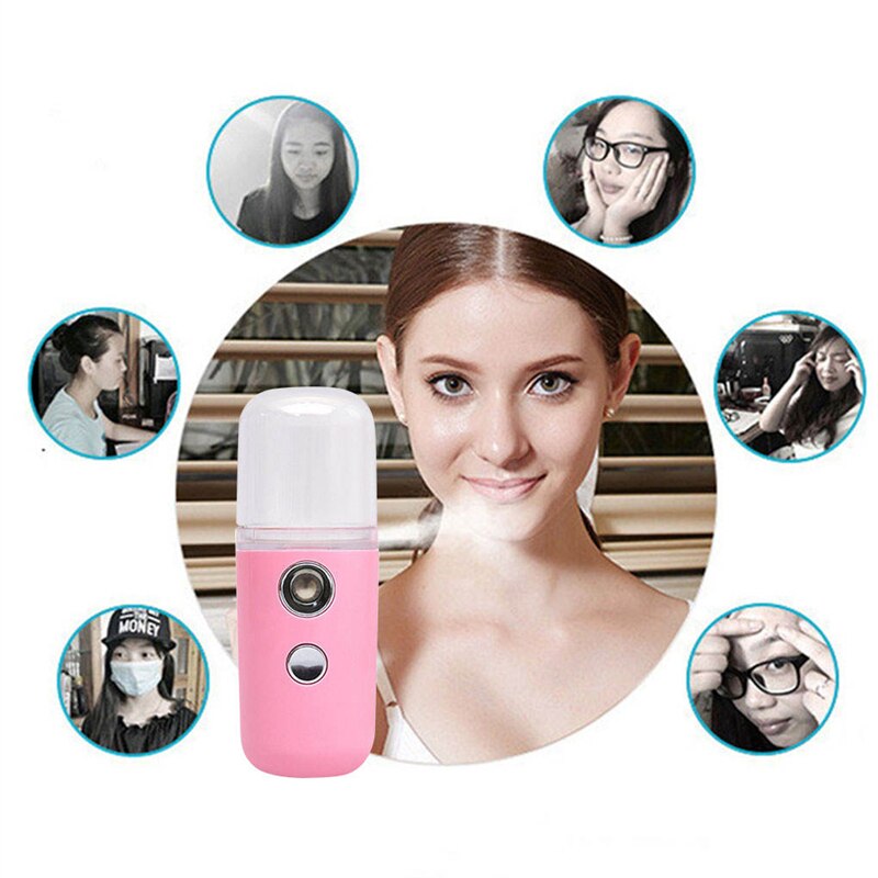 Mini face revitalizer sprayer